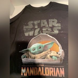 DISNEY STAR WARS THE MANDALORIAN BABY YODA T-SHIRT SIZE XL NEW
